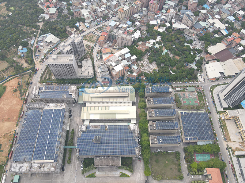 東莞百一電子有限公司3546KW工廠(chǎng)光伏發(fā)電站